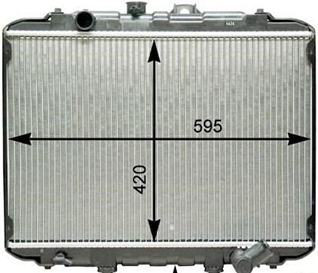 Mitsubishi L300 Motor Radyatörü [Kale] (2530043820)